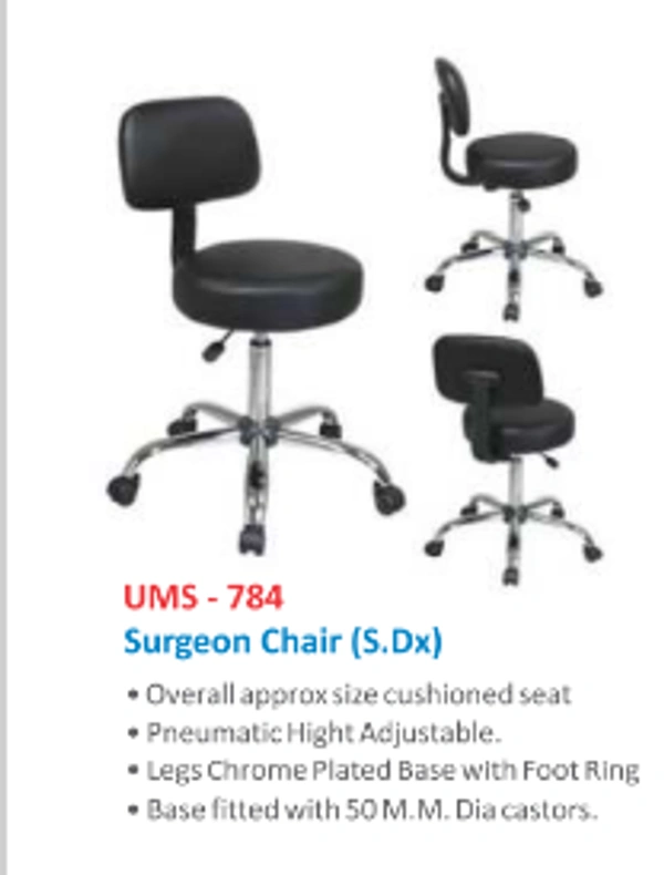 Unisearch Medical S.S Deluxe Surgeon Chair